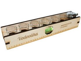 Spirit Level with Shot Glasses and Bell CZ