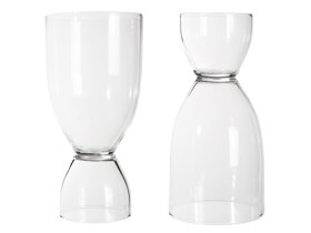 Glass Beer Mug with Shot Glass