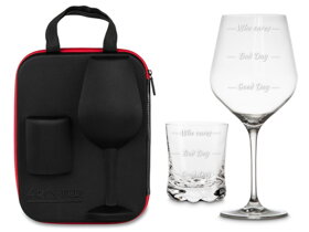 Who Cares Wine and Whisky Glass Set