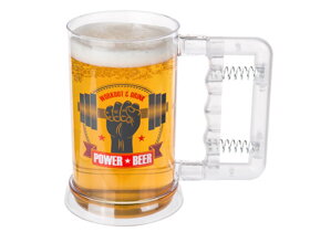 Beer Glass with Hand Gripper