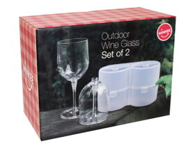 Travel Wine Glasses - 2 Pieces