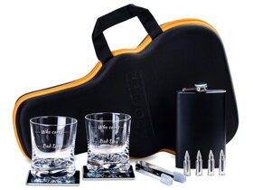 Who Cares Guitar-Shaped Whisky Set
