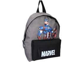 Gray Marvel Captain America Backpack