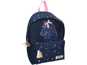 Blue Milky Kiss Backpack with Horse
