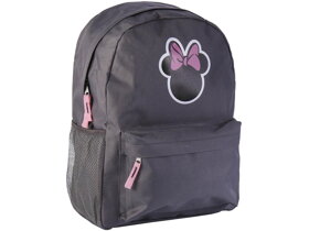 Grey Girls Backpack Minnie Mouse