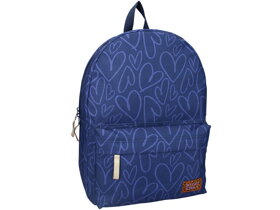Blue Milky Kiss Hearts Backpack