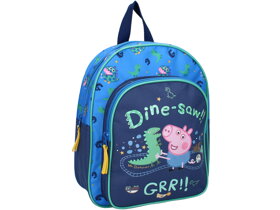 Blue Kids Backpack Peppa Pig Play With George