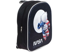 Black 3D NASA Kids Backpack