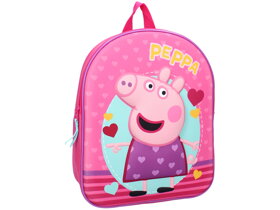 Peppa Pig 3D Children’s Backpack with Hearts