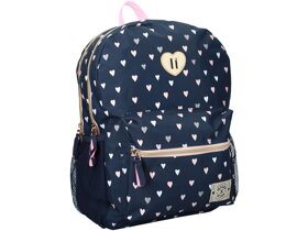 School Backpack Milky Kiss Hearts