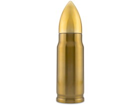 Large Gold Bullet-Shaped Thermos