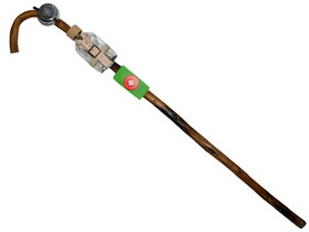 Walking Stick with Bell and Bottle
