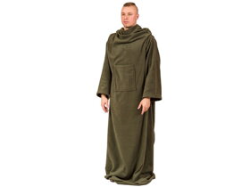 Olive Blanket with Sleeves