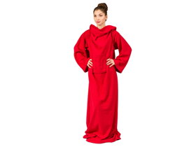 Red Blanket with Sleeves