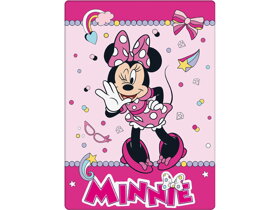 Pink Kids Blanket Minnie Mouse