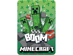 Kids Blanket Minecraft Boom