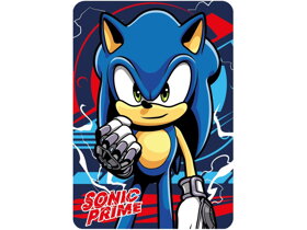 Blue Kids Blanket Sonic Hedgehog