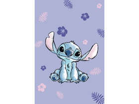 Purple Kids Blanket Lilo and Stitch
