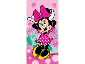 Kids Beach Towel Minnie Mouse Pretty in Pink