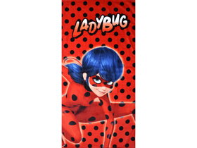 Beach Towel Miraculous Ladybug Dots