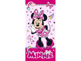 Pink Beach Towel Minnie Mouse