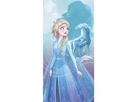 Blue Beach Towel Frozen Elsa