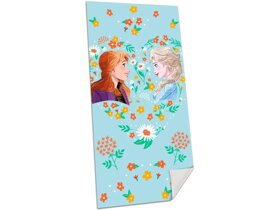 Kids Beach Towel Frozen Flowers