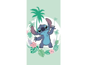 Green Beach Towel Lilo & Stitch
