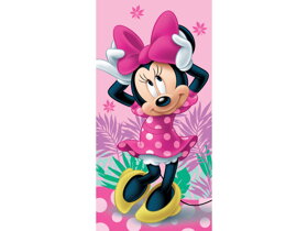 Girls Beach Towel Minnie Mouse with Bow