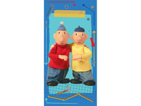 Blue Beach Towel Pat and Mat