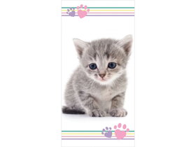 Kids Beach Towel Kitten