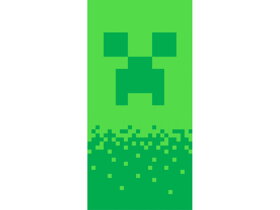 Minecraft Green Kids Towel