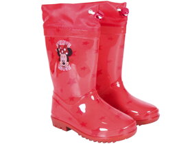 Minnie Mouse Red Kids Rubber Boots - Size 24