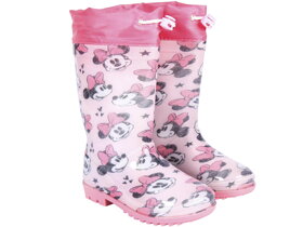 Minnie Mouse Pink Kids Rubber Boots - Size 30
