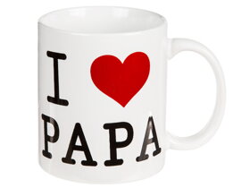 Ceramic Mug With I Love Papa Text