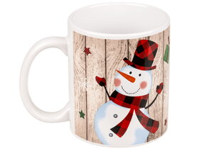 Christmas Mug with a Snowman