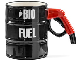 Barrel Shaped Mug with Fuel Pump Handle