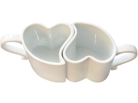 White Love Mugs