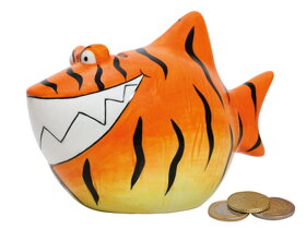 Ceramic Tiger Shark Money Box