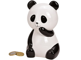 Ceramic Panda Money Box
