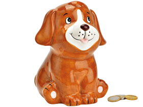 Ceramic Puppy Money Bank