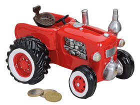 Red Tractor Money Box