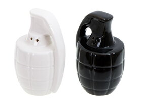 Grenade Salt and Pepper Shaker Set
