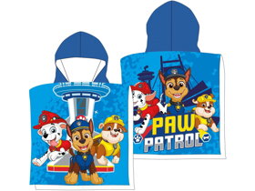 Blue Kids Poncho Paw Patrol