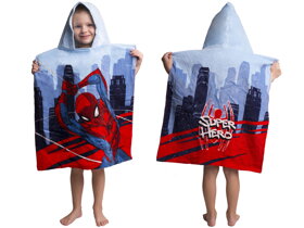Kids Poncho Spiderman Super Hero