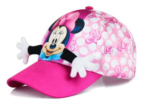 Girls 3D Baseball Cap Minnie Mouse - Size 52