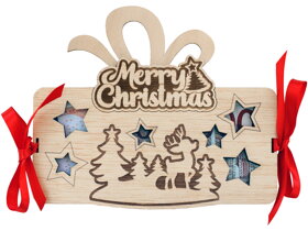 Wooden Money Gift Frame - Merry Christmas