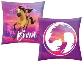 Kids Spirit Riding Free Be Brave Pillow