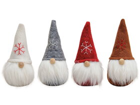 Mix of Small Christmas Gnomes - 4 pcs