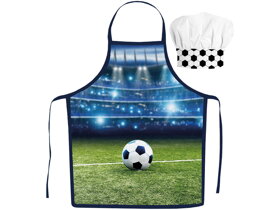 Boys Apron with Chef Hat Football Stadium